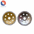 100-400mm Resin Bond Beveling Granite Wholesale Price 125mm Double Row Shape For Agate M14 Connection Diamond Grinding Cup Wheel